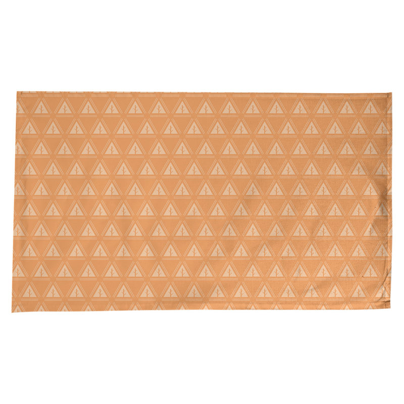 Nappe d’arbre minimaliste classique Barbra, Orange