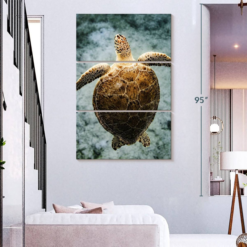 Brampt Virgin Islands Turtle, 74" H x 48" W