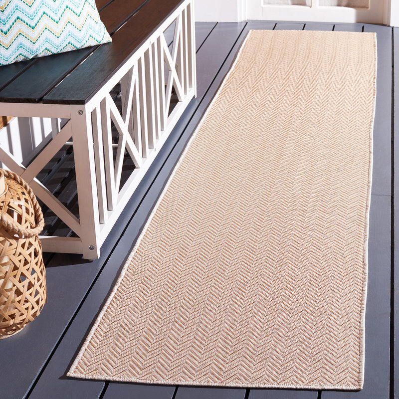 Bemadette Indoor/Outdoor Sunbrella Chair Pad, Runner 2' x 9'
