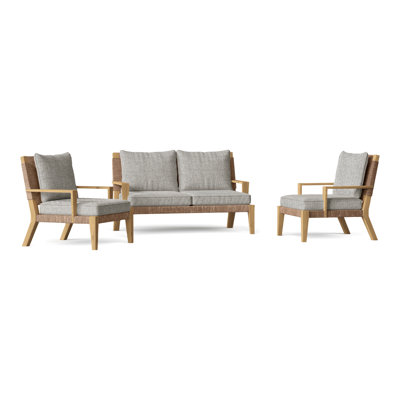 Hadley Outdoor 3 - Piece Conversation Set