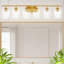 Éclairage pour meuble-lavabo à 6 lumières Issi