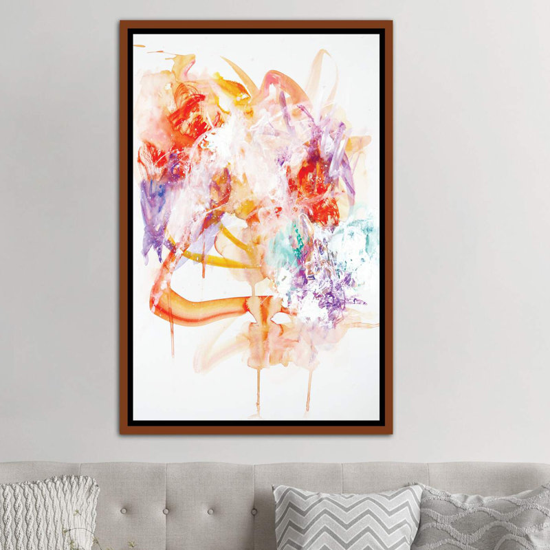 « goûts comme ice crème » par sana jamlaney, reproduction d’art, H 40 po x l 26 po x P 1,5 po