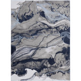 Javers Industrial Abstract Polypropylene/Polyester Area Rug