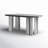 Arian Oval Marble Dining Table-98537494