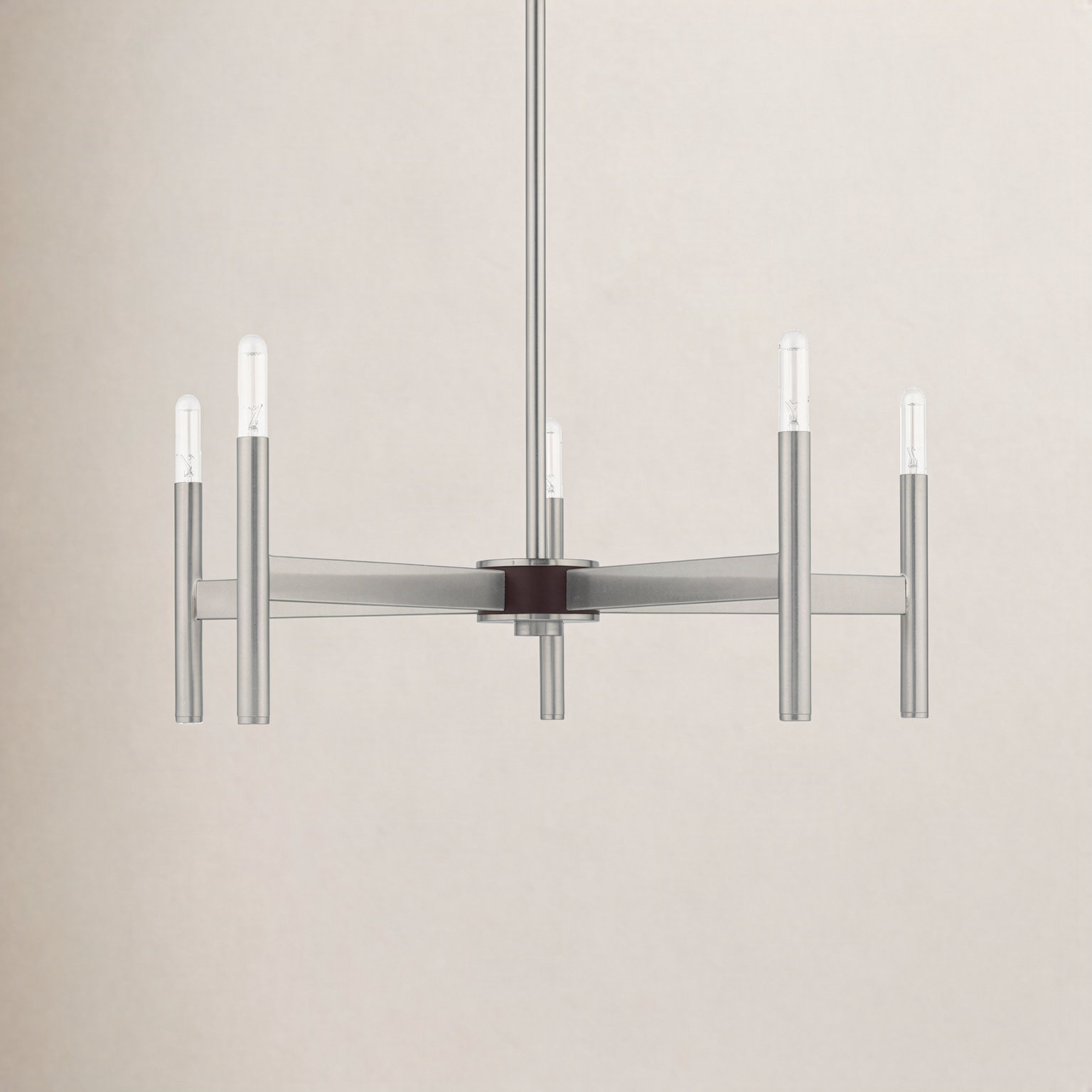 Martella Chandelier, Brushed Nickel, 5 - Light