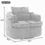 Fauteuil demi-tonneau pivotant rembourré-777522340-776504103
