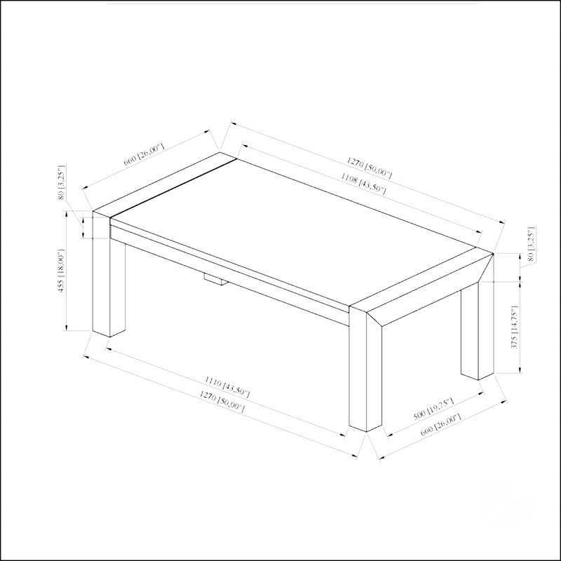 Table basse Ana Beige