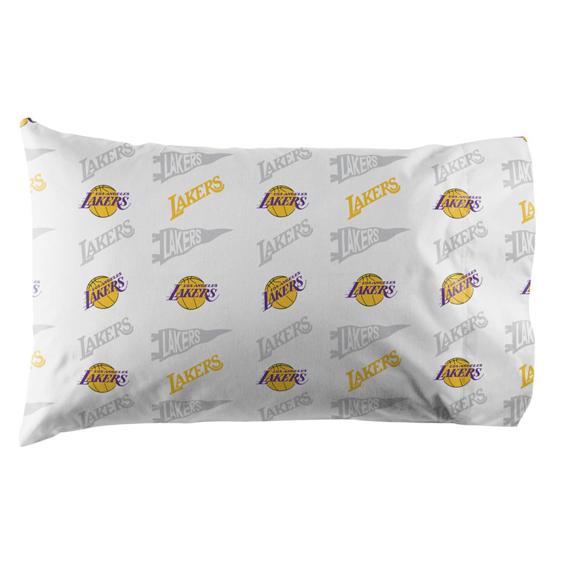 NBA Bed Sheet Sets By Sweet Home Collection, Los Angeles Lakers - Full, Full Sheet Set with 2 Pillowcases