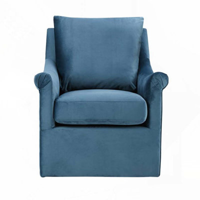 Fauteuil demi-tonneau pivotant
