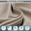 Rideaux occultant pour rideaux très larges occultant et séparateur de pièce 1 séparateur de cloison beige-405156034-405156035