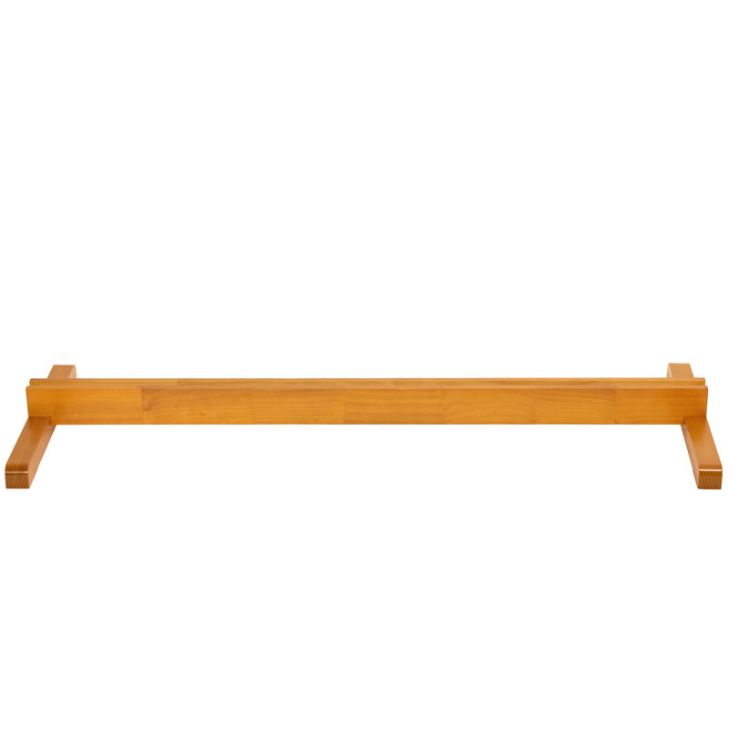 Room Divider Stand - Walnut - 3 Panel, Honey, 4" H x 53" W x 19.5" D