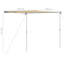 Dakota Fields 240cm W x 300cm D Fabric Beige Cover Retractable Trailer Awning