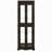 Lighted Glass Curio Display Cabinet With Wood Frame - Elegant Glass Storage For Wine, Toys & Collectibles - Perfect For Living Room, Kitchen & Pantry - Bulb Included-417696835