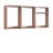 Devi Oak Wall Mounted Wood Closet System-653967682