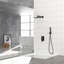 Pomme de douche double - Système de douche mural carré de 10 pouces avec valve brute-112273313