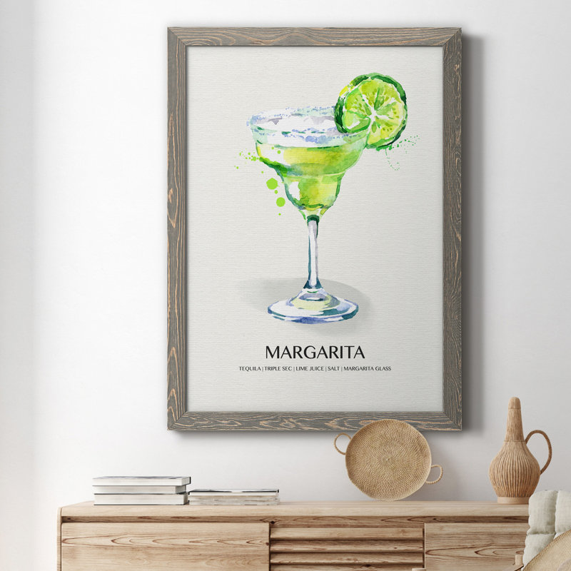 Margarita - cadre photo, impression sur toile, Gris, H 20 po x l 17 po x P 1 po