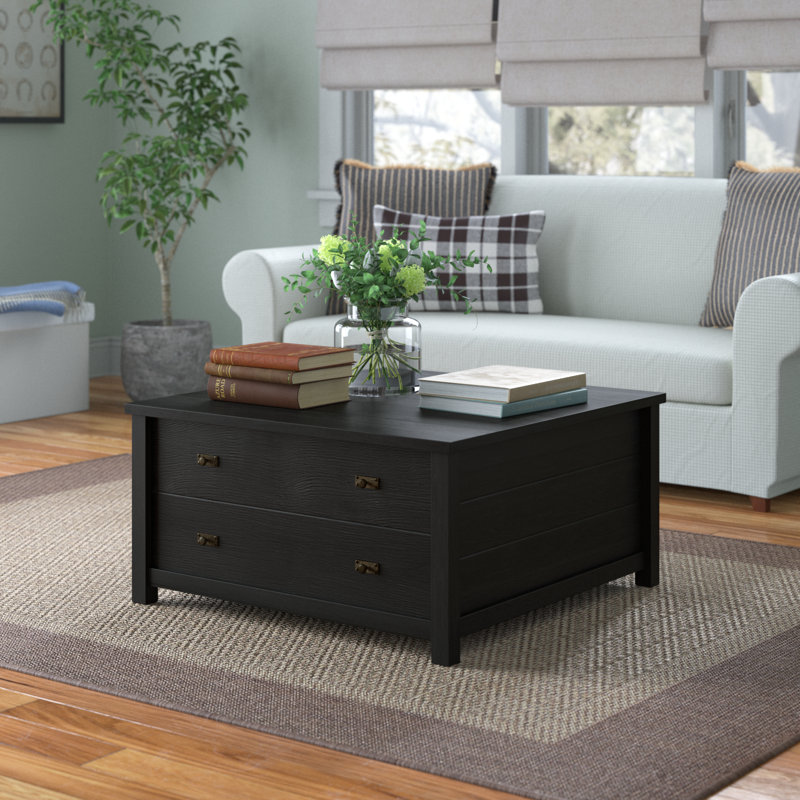Samons Single Coffee Table, Raven Oak, Raven Oak