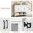 Darius 47.2" W Console Table with 2 Drawers and 2 Double-Door Cabinet-565223974