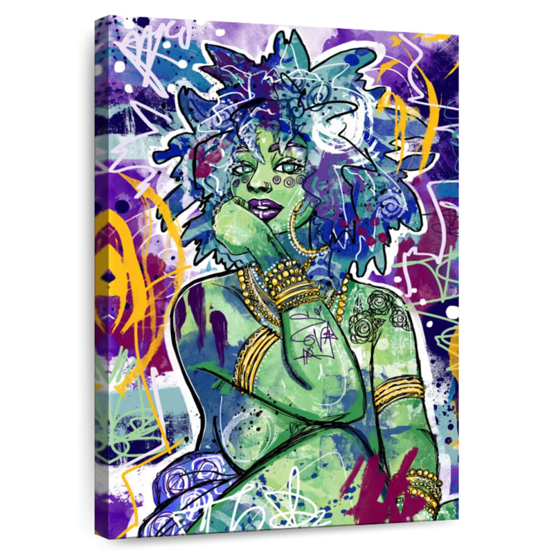 Leisha Subira, 45" H x 30" W