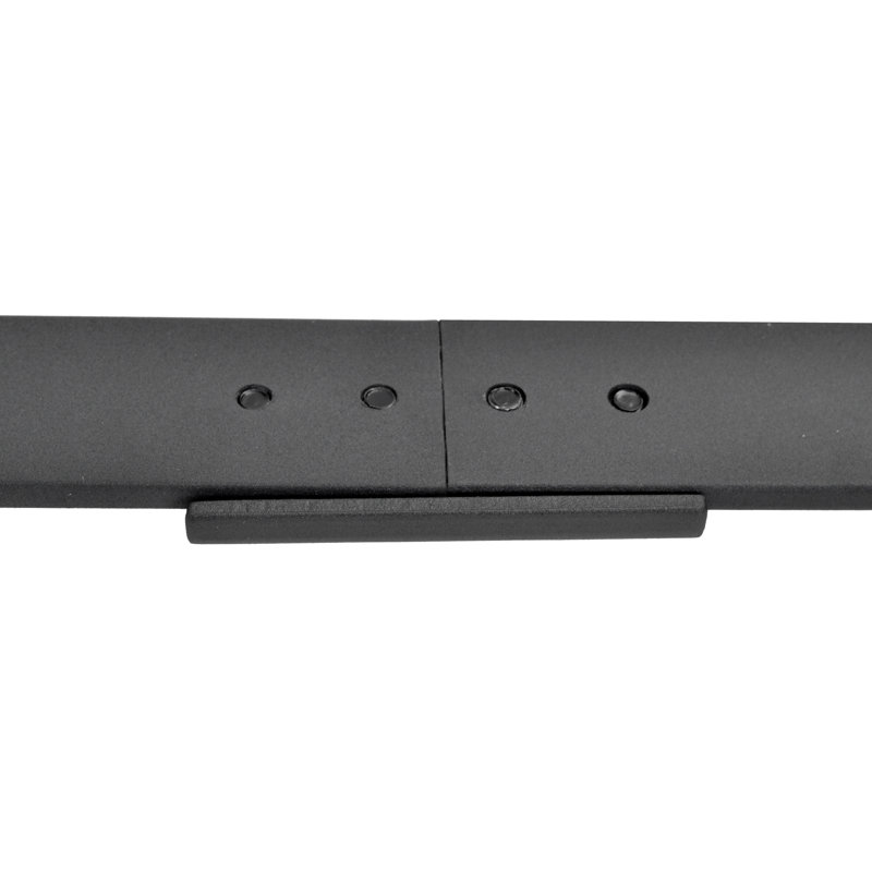 Steel Track Connector, Matte Black