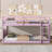 Solid Wooden Bunk Bed With Ladder, Crafted With Strengthened Slats-1699620629