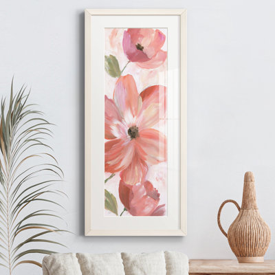 Peinture sur papier encadrée