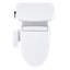 TOTO® Drake® WASHLET®+ Two-Piece Elongated 1.6 GPF Universal Height TORNADO FLUSH® Toilet with S5 Bidet Seat, Cotton White - MW7763446CSFG#01