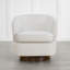 Fauteuil demi-tonneau rembourré et pivotant-1026657022