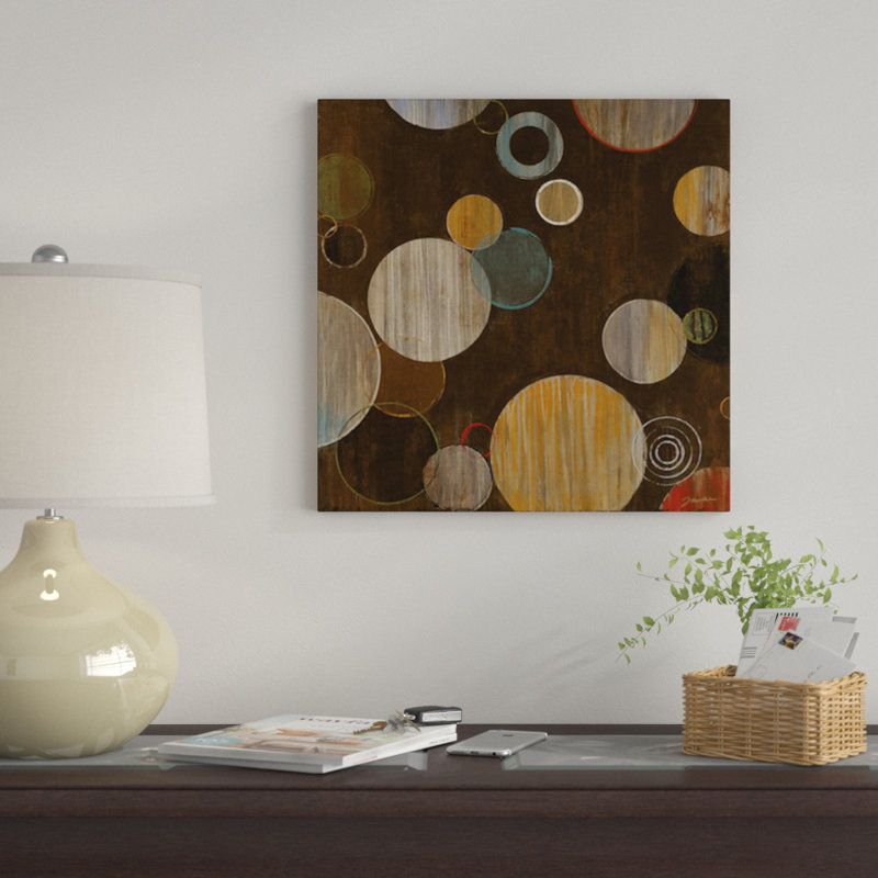 « chaleureux bubbles », reproduction sur toile, H 12 po x l 12 po x P 1,5 po, Toile tendue, Pas de tapis