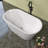 Bathtubs 67'' x 29.5'' Freestanding Soaking Acrylic Bathtub Contemporary Stand Alone Tub-92323362