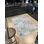 Beige-Blue Themed Geometric Shape Abstract Transition Patterned Modern Decorative Rug