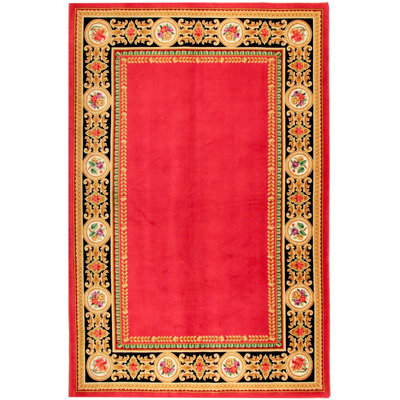 Via Como - 'Royal Gift Red' Rug - Size 6'7" X 9'10"