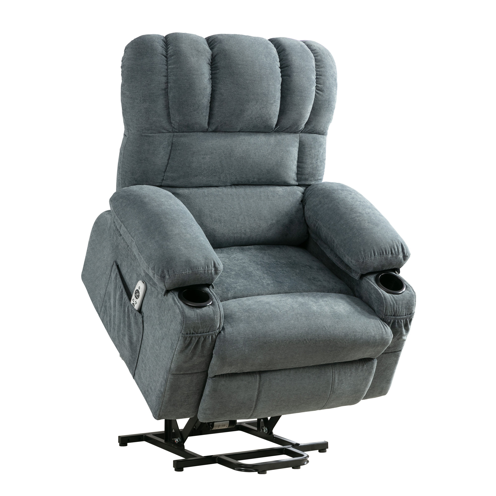 Latitude Run® Kieden Upholstered Heated Massage Chair | Wayfair