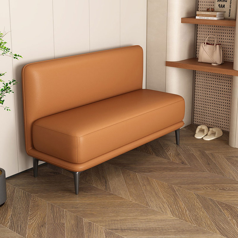Banc rembourré orange, Orange