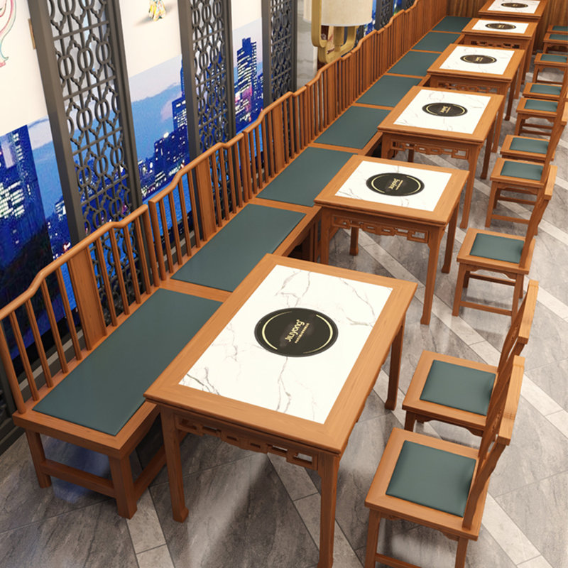 Banc de rangement pour restaurant