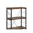 Bob Weathered Oak & Black Finish Bookshelf