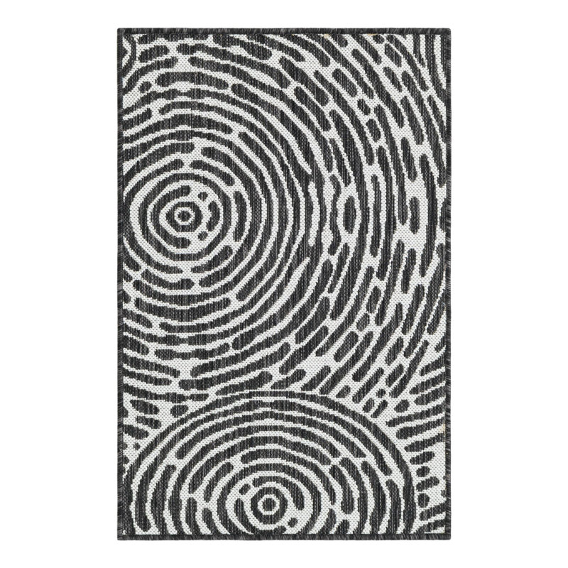 Geometric Indoor / Outdoor Rug, Rectangle 2' x 3'1"
