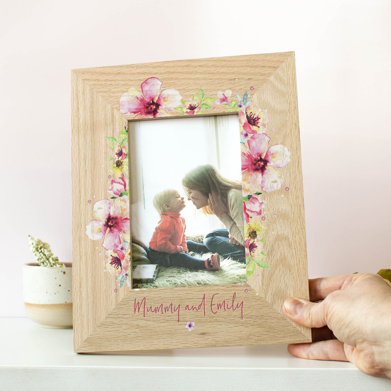 Jerralee Beige Wood Picture Frame, Yes