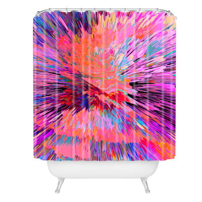 Rideau de douche simple color explosion i