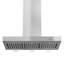 42" KE 400 CFM Convertible Wall Mount Range Hood in Brushed Stainless Steel-1531290041-1531290046