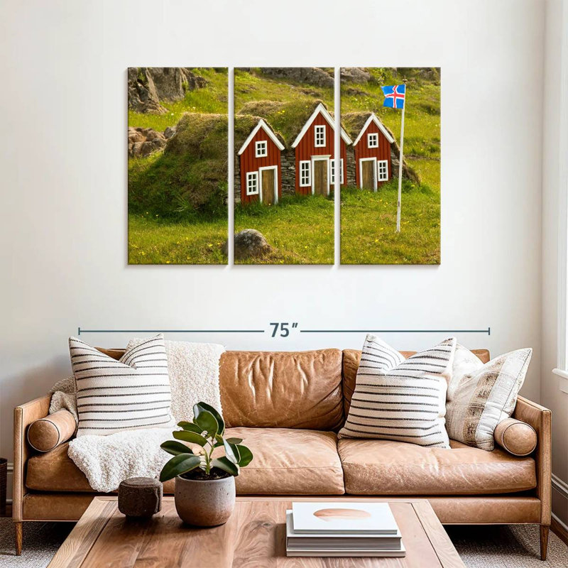 Petites cabanes Islandaises, H 36 po x l 57 po