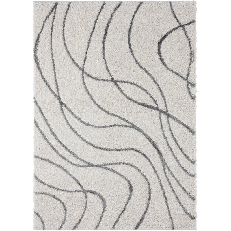 Zhenyu Abstract Indoor Rug, Rectangle 7'9" x 10'2"