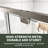 56"- 60" W x 71" H Single Sliding Semi-Frameless Shower Door-110813135
