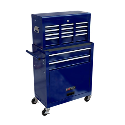 24.2'' W 8 -Drawer Steel Combination Set with Wheels