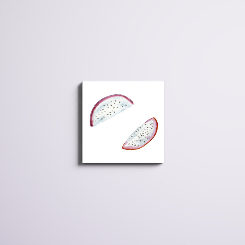 «Love Me Fruit II», peinture sur toile, H 20 po x l 20 po