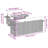  Garden Sofa Set Grey