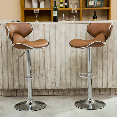 Ensemble de 2 tabourets de bar Upholstery Airlift