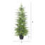 4FT Artificial Real Touch Norfolk Pine Tree 1pc/set, Potted Plants for Christmas, Easy Fluff & Store, Indoor Outdoor Decor