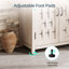 Armoire de rangement 72 po avec portes en bois et tablettes réglables Farmhouse-119235828