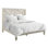Haveli King Bed in Carved Heirloom White